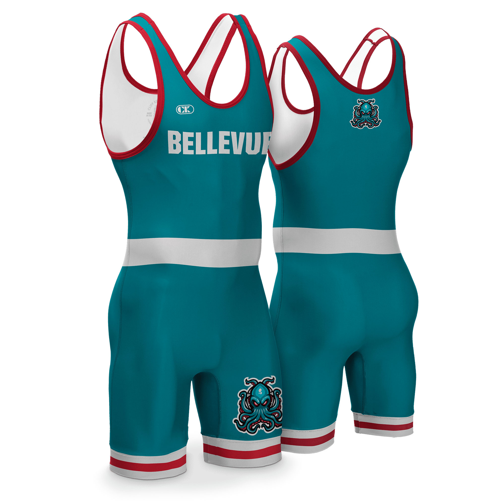 Cliff Keen Sublimated Singlet S74GR21 GSports Wrestling